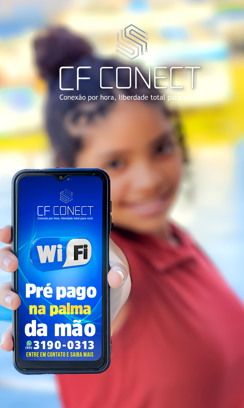 Cliente comprando acesso Wi-Fi pelo celular